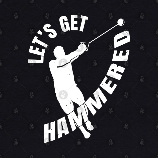 Hammer Throw Get Hammered Athlete Gift by atomguy